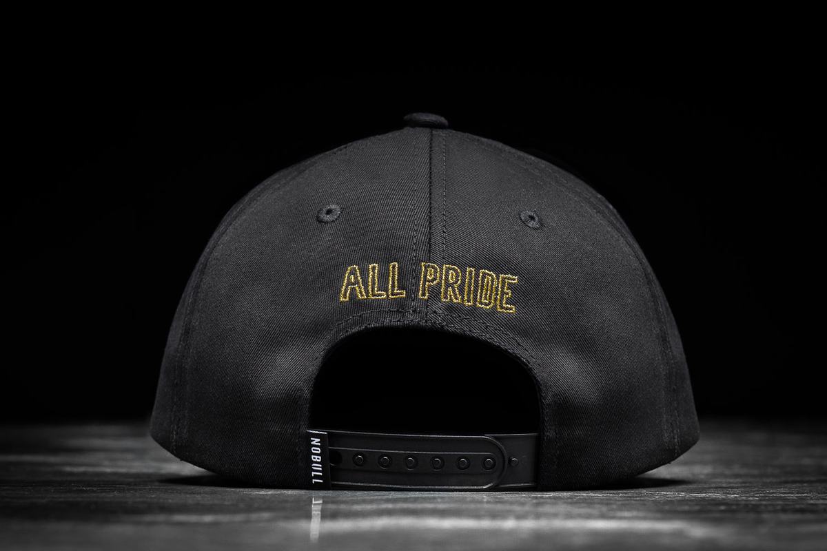 Black Gold Men's Nobull Classic Pride Hats | USA195436