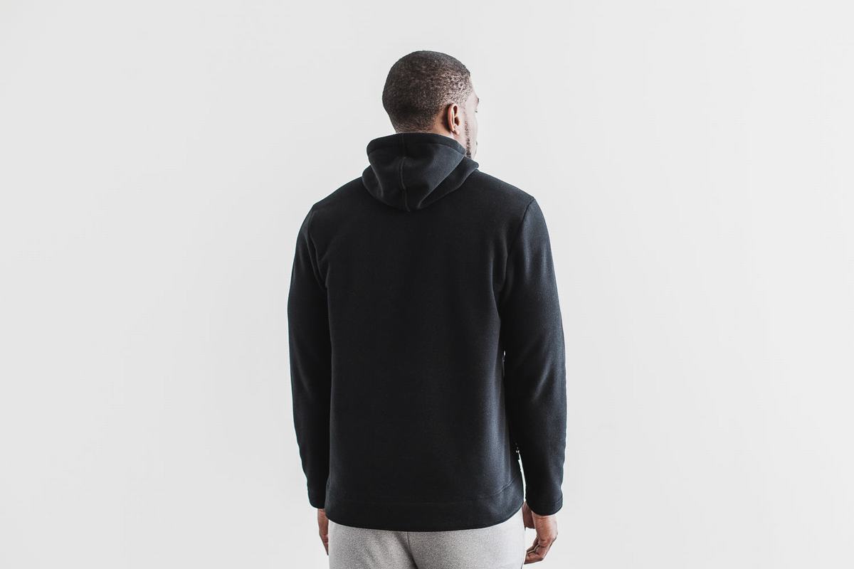 Black Men's Nobull Arctic Zip-up Jackets | USA543067