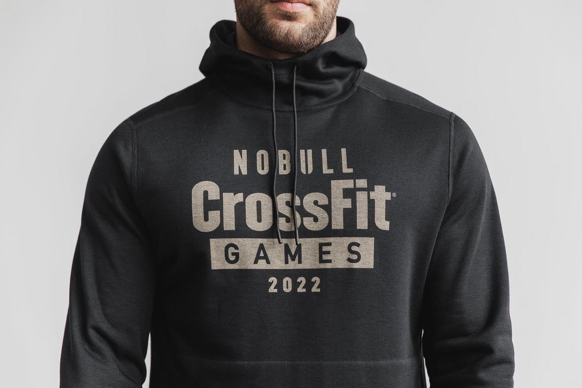 Black Men's Nobull Crossfit Games® 2022 Hoodie | USA287369