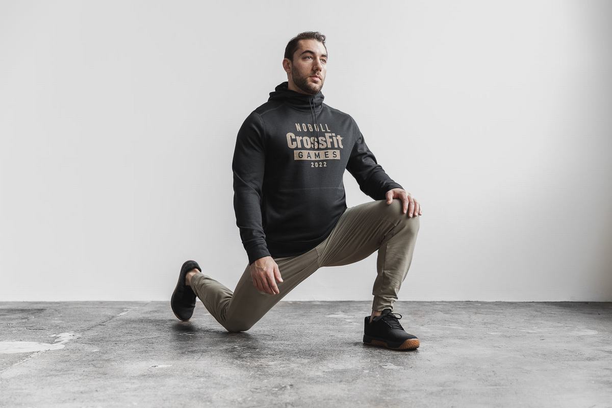 Black Men's Nobull Crossfit Games® 2022 Hoodie | USA287369