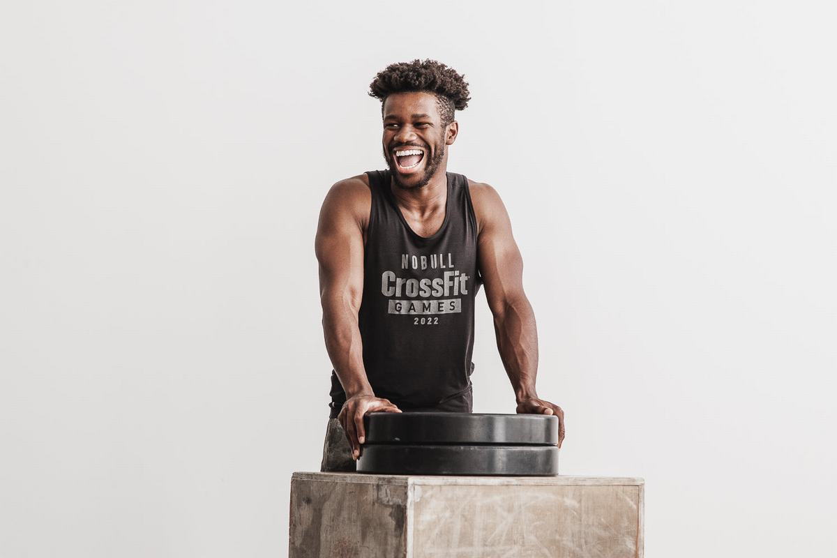 Black Men's Nobull Crossfit Games® 2022 Tank Tops | USA429635