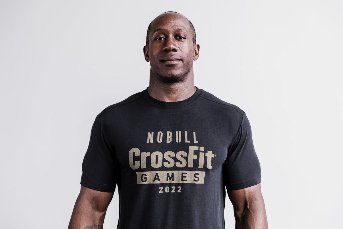 Black Men\'s Nobull Crossfit Games® 2022 T Shirts | USA738512