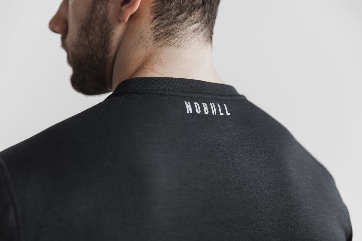 Black Men's Nobull Crossfit® Crew Sweatshirts | USA031296