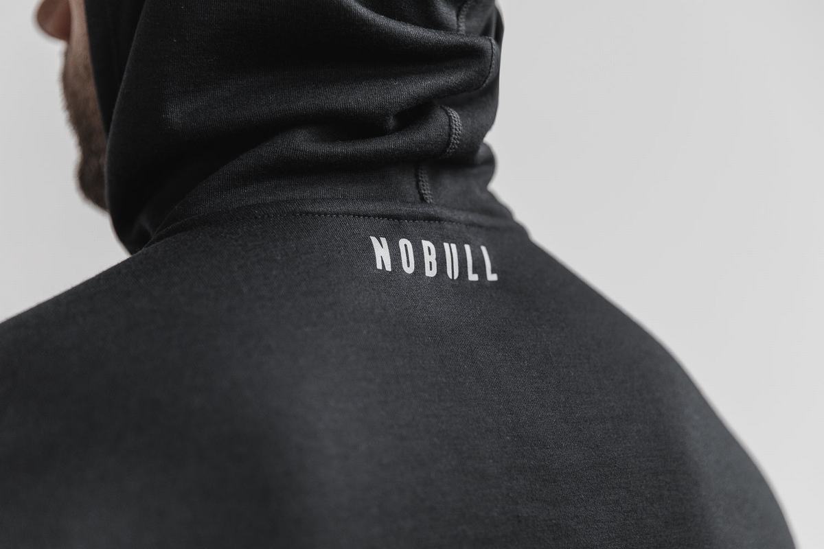 Black Men's Nobull Crossfit® Hoodie | USA483920