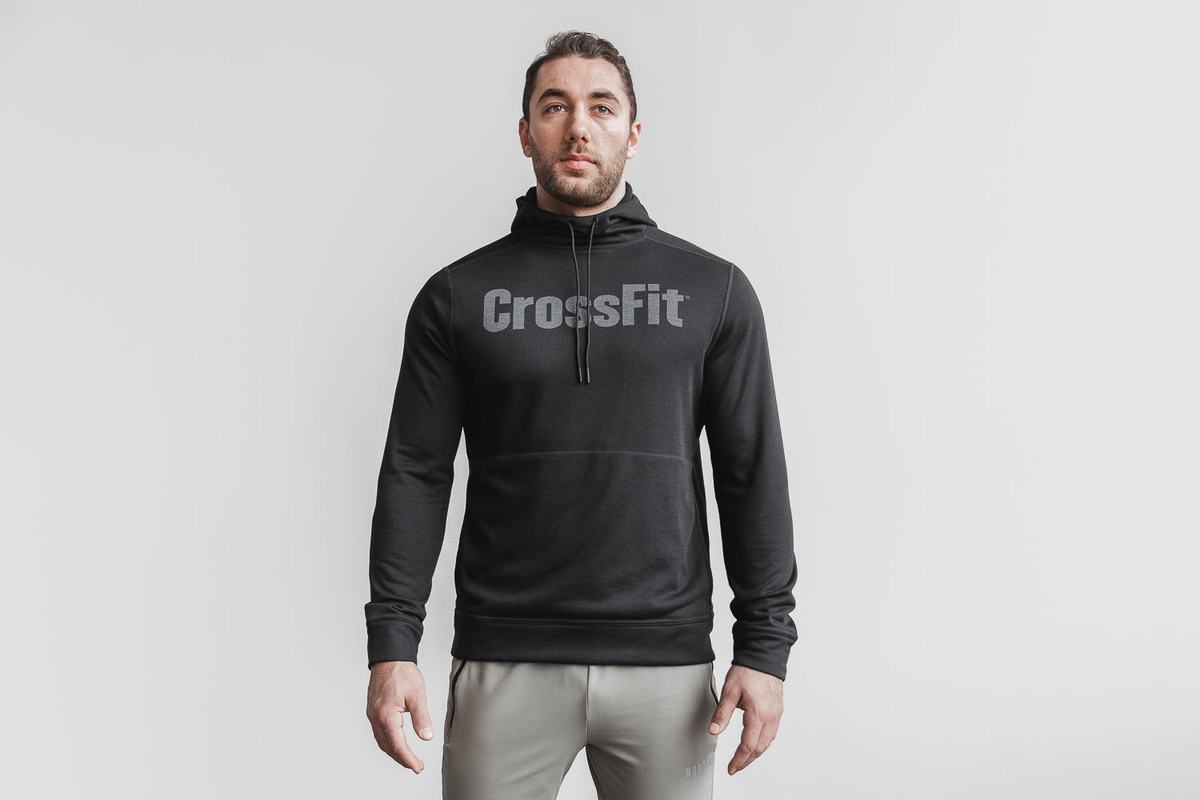 Black Men's Nobull Crossfit® Hoodie | USA483920