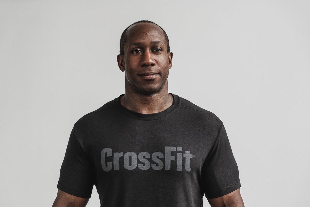 Black Men\'s Nobull Crossfit® T Shirts | USA154728