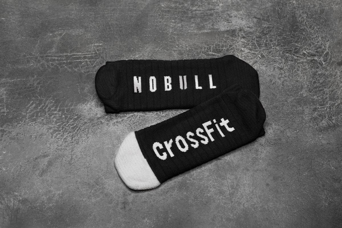 Black Men\'s Nobull Low Crossfit® Socks | USA740368