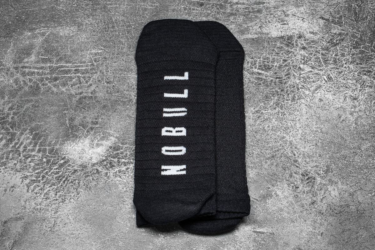 Black Men's Nobull Low Socks | USA015746