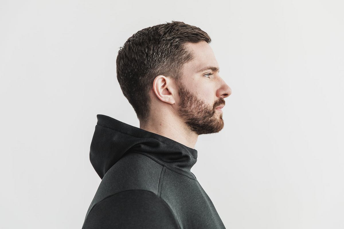 Black Men's Nobull Performance Hoodie | USA720694