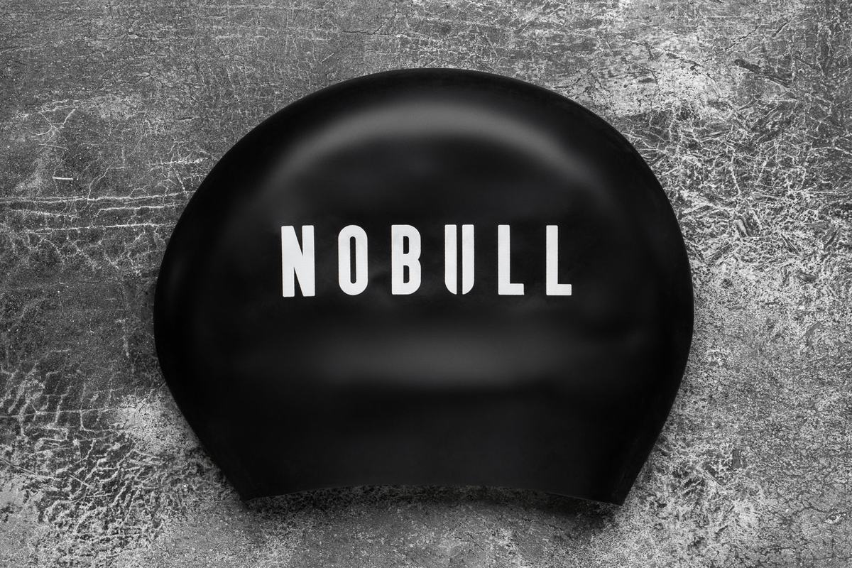 Black Men's Nobull Swim Cap | USA941305