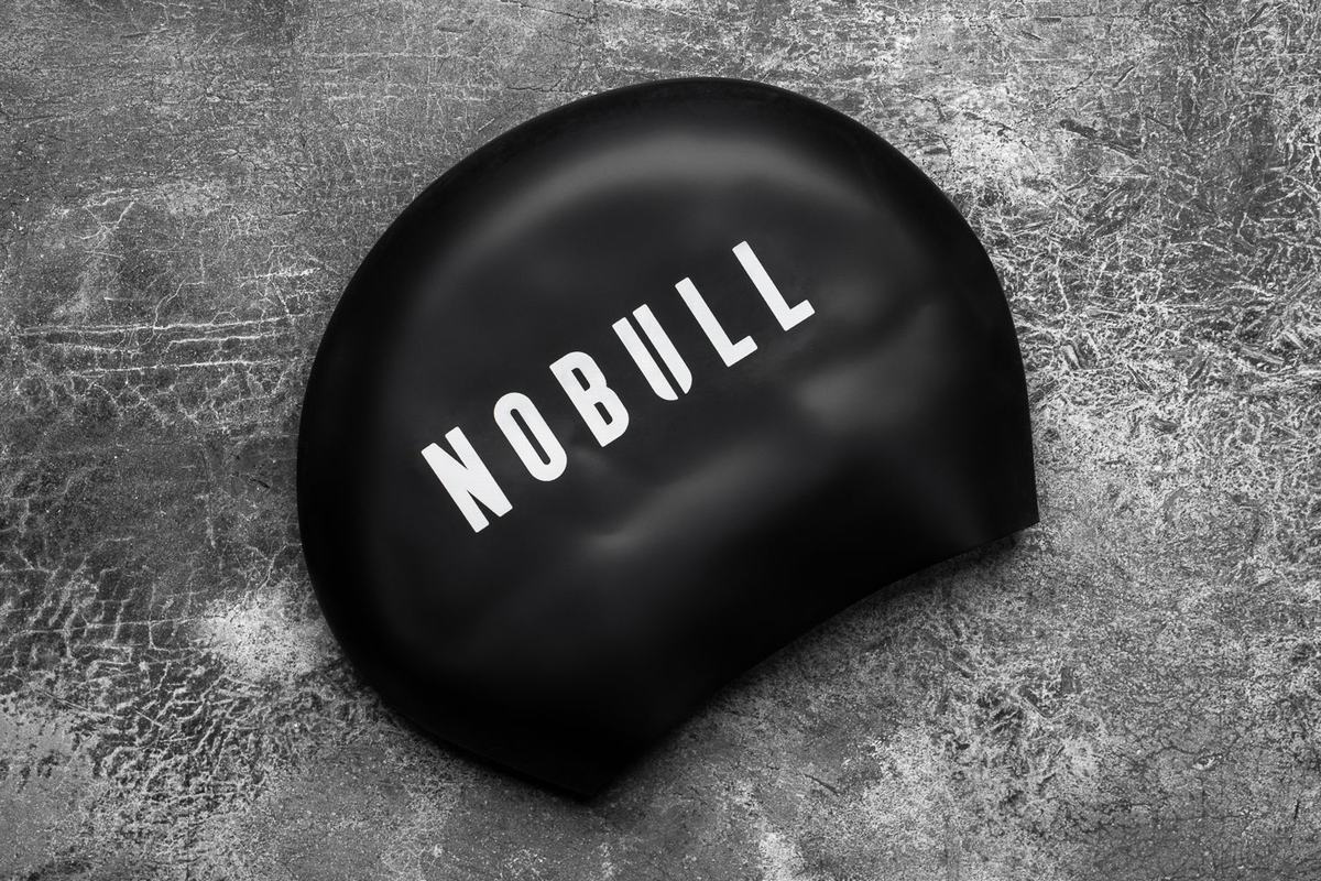 Black Men\'s Nobull Swim Cap | USA941305