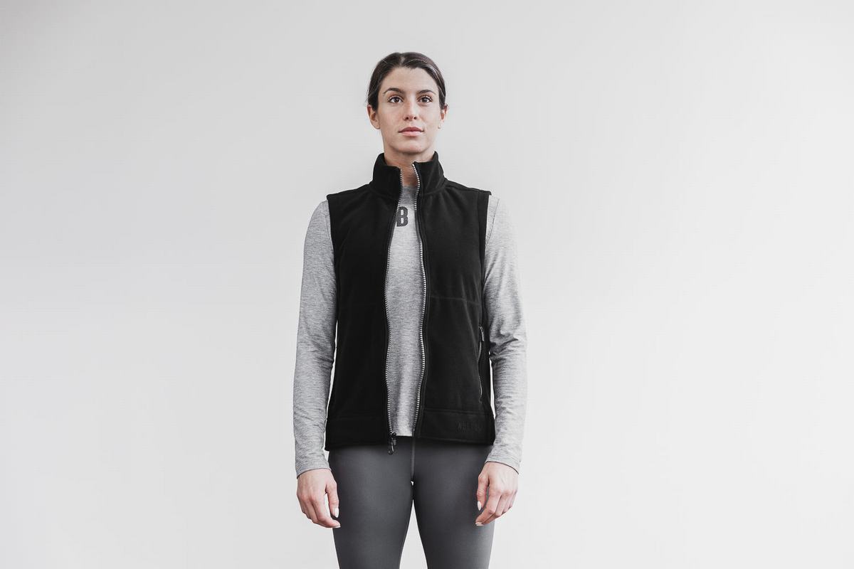 Black Women's Nobull Arctic Vest | USA261340