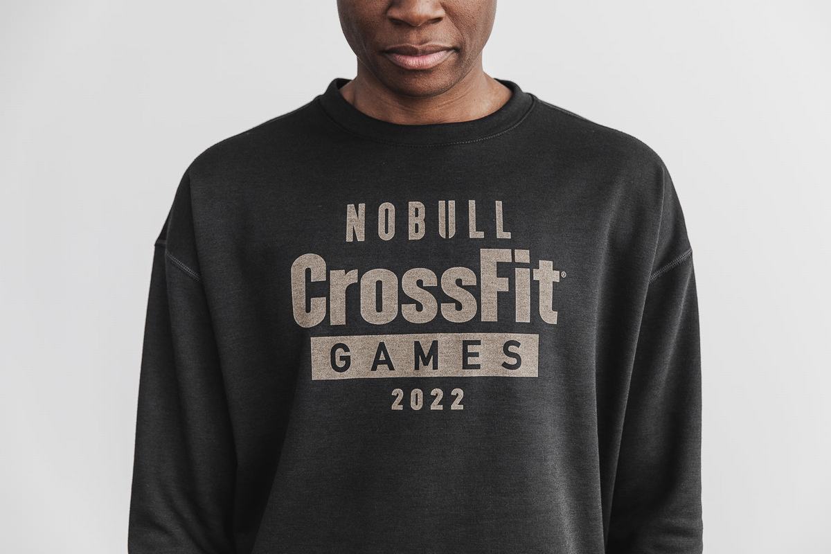 Black Women's Nobull Crossfit Games® 2022 Crew Sweatshirts | USA734189