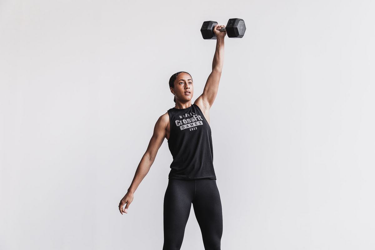 Black Women's Nobull Crossfit Games® 2022 High-Neck Tank Tops | USA967814