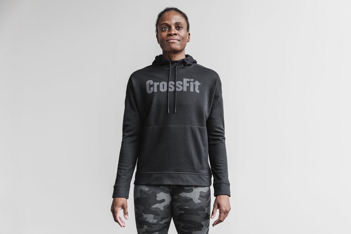 Black Women\'s Nobull Crossfit® Hoodie | USA513068