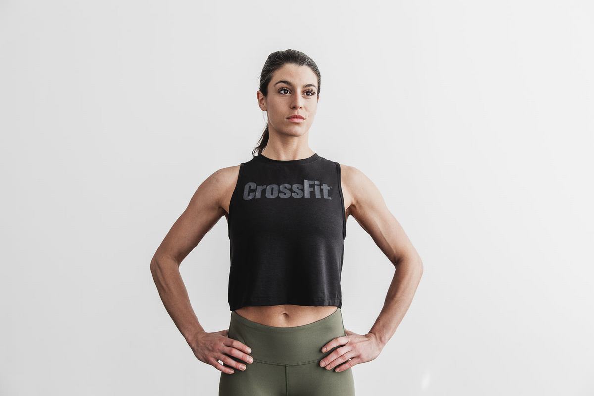 Black Women\'s Nobull Crossfit® Muscle Tank Tops | USA710684