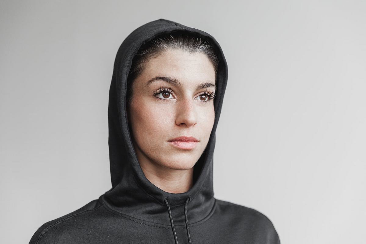 Black Women's Nobull Hoodie | USA571806