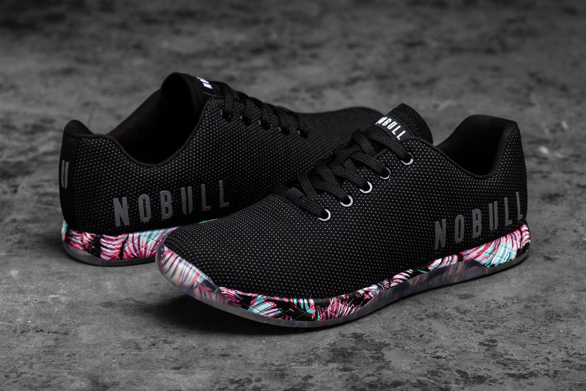 Black Women's Nobull Superfabric Trainers | USA798460