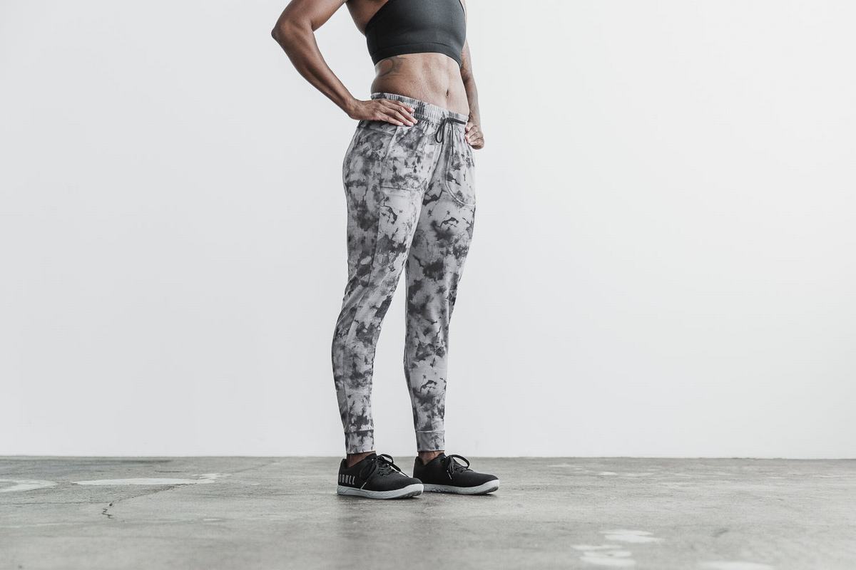 Black Women\'s Nobull Tie-Dye Joggers | USA216974