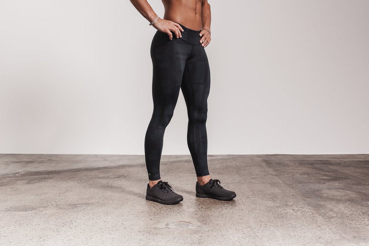 Black Women\'s Nobull Tight Tights | USA685231