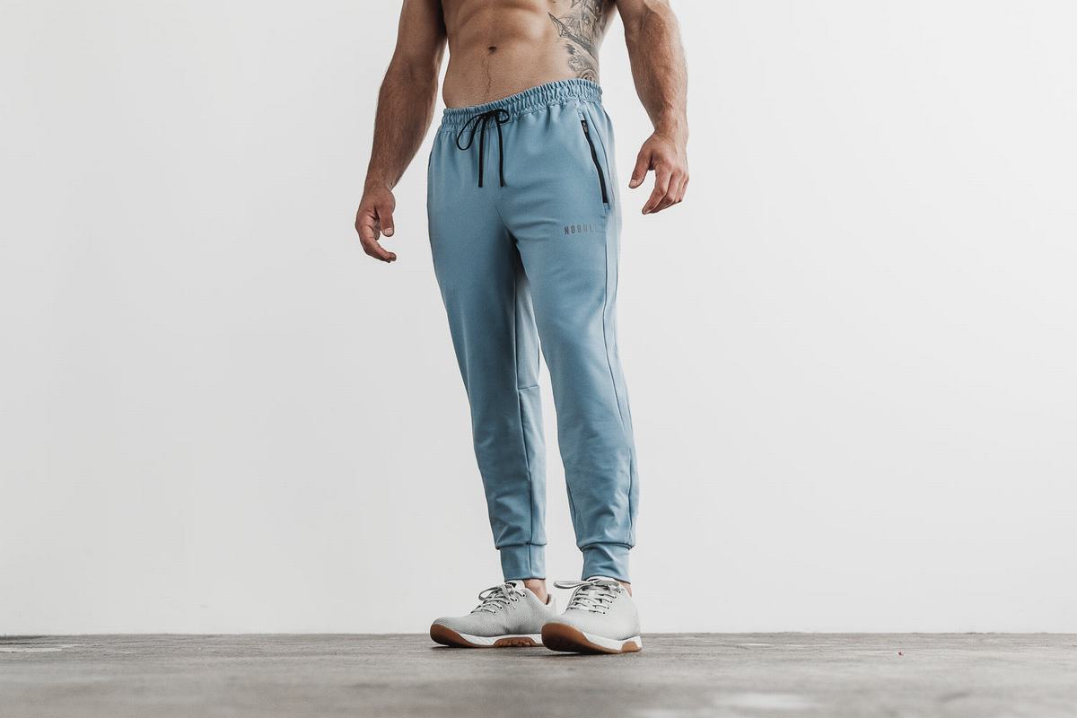 Blue Men\'s Nobull Joggers | USA471956