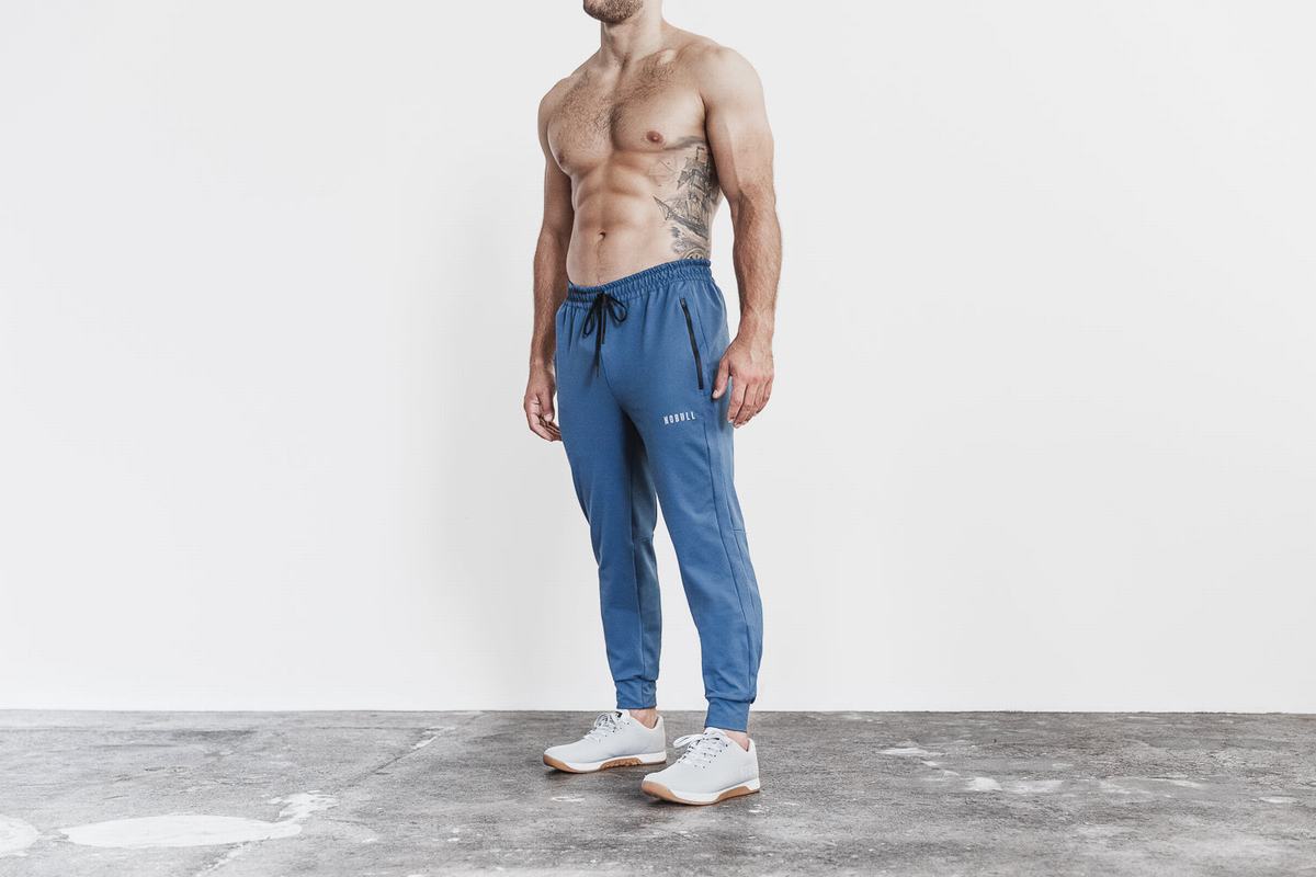 Blue Men's Nobull Joggers | USA951630