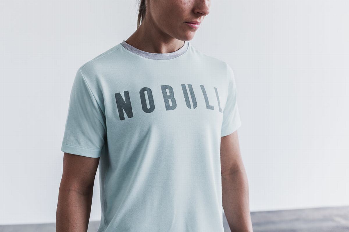 Blue Women\'s Nobull Boxy T Shirts | USA783502