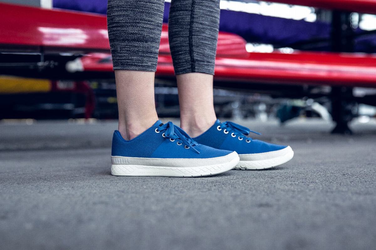 Blue Women's Nobull Canvas Trainers | USA482793