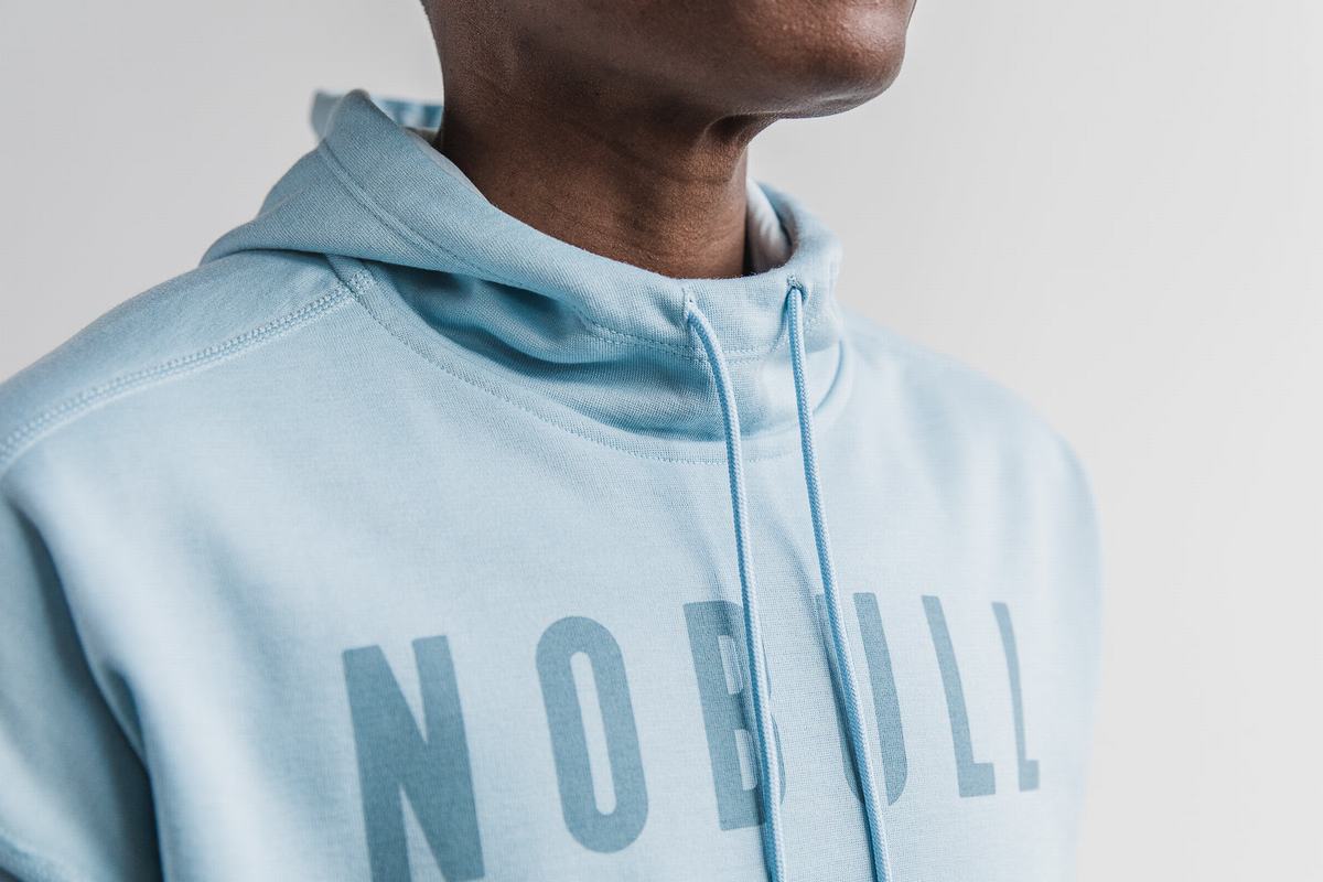 Blue Women's Nobull Hoodie | USA428906