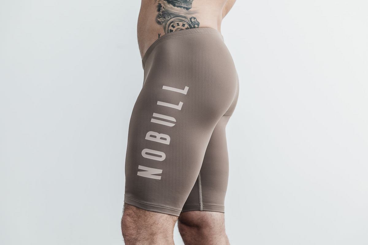 Brown Men's Nobull Swim Jammer Swim | USA420196