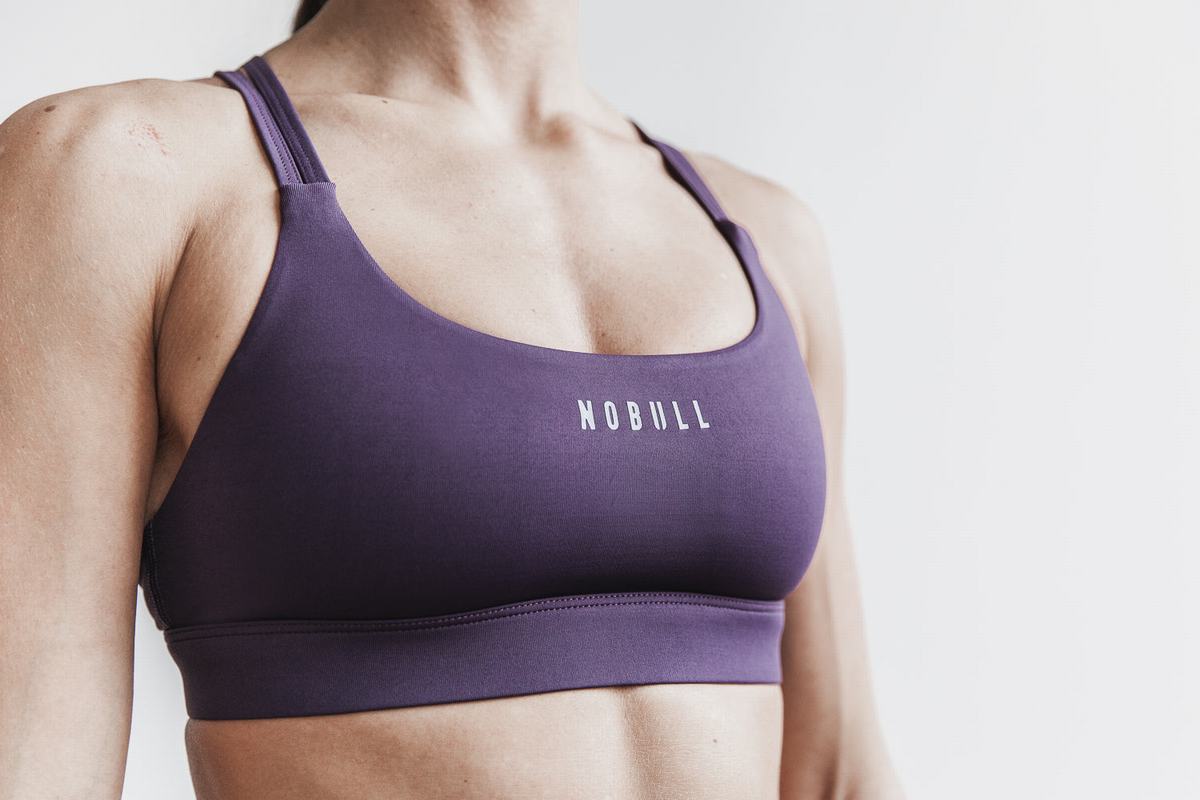 Brown Women's Nobull Sports Bras | USA760849