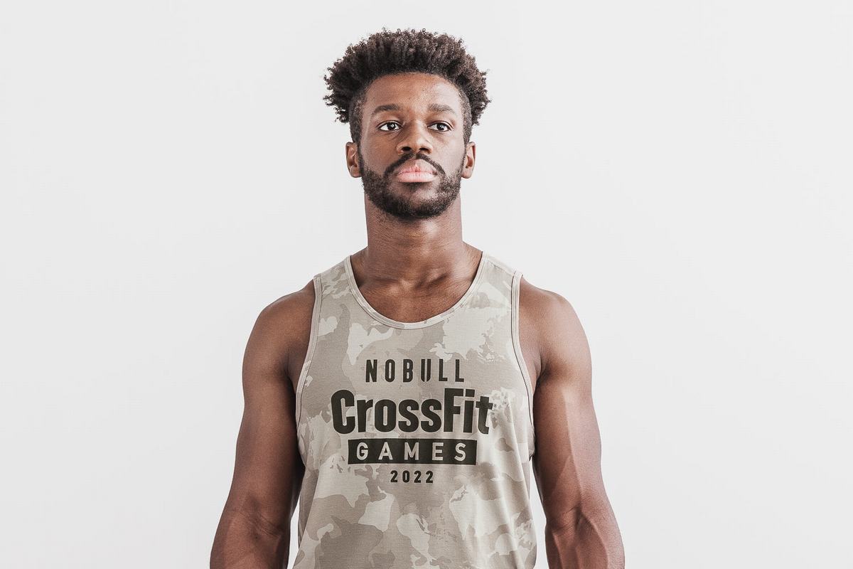 Camo Men\'s Nobull Crossfit Games® 2022 Tank Tops | USA874019