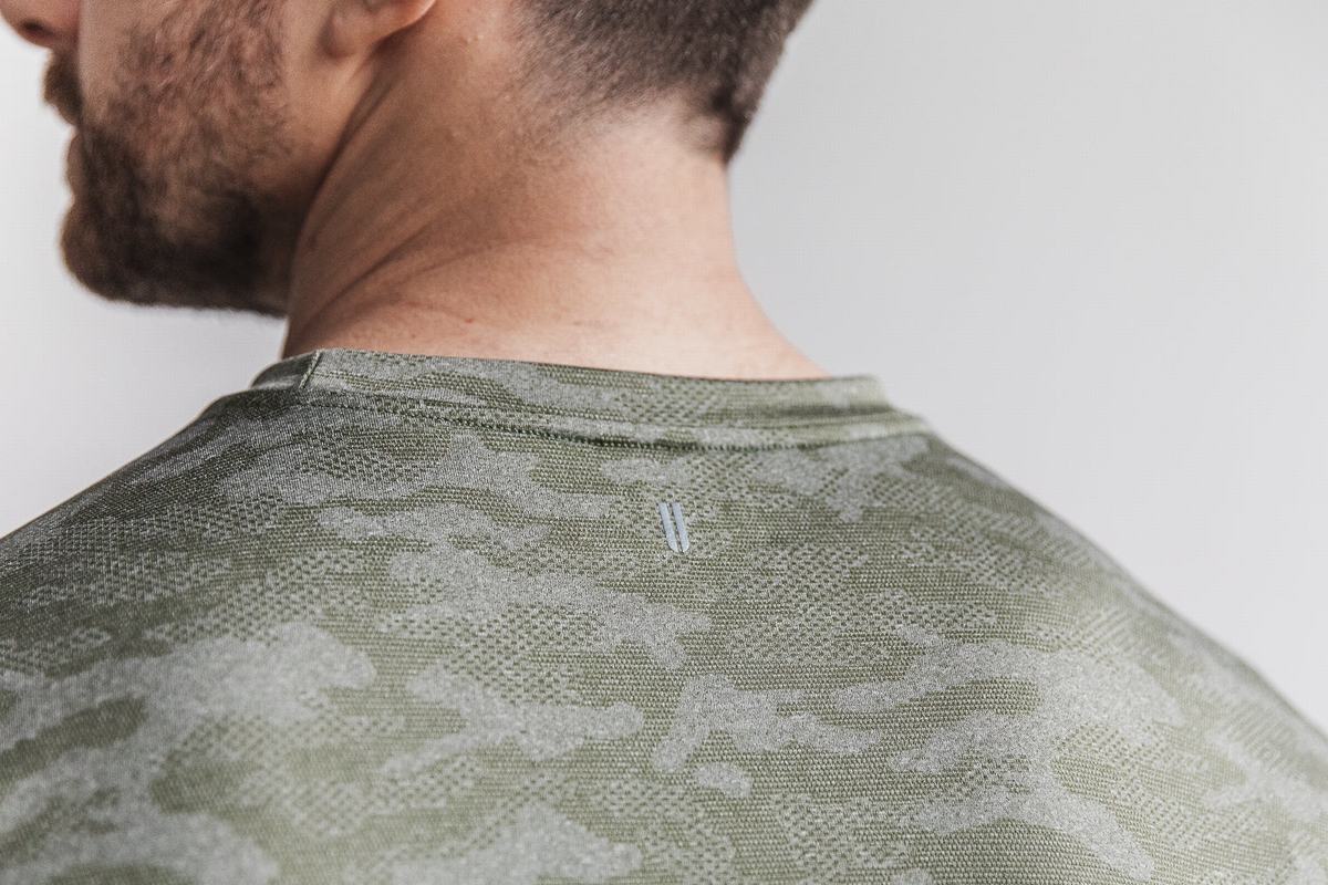 Camo Men's Nobull Lightweight Textured T Shirts | USA765021