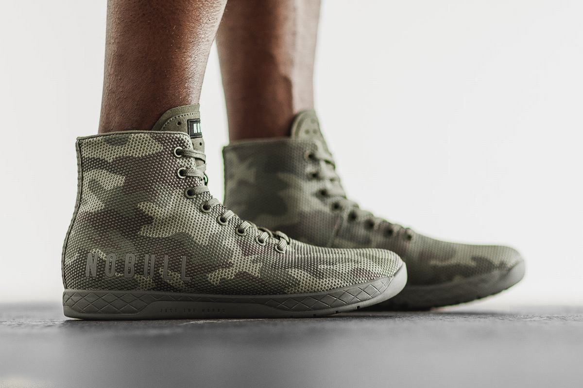 Camo Men's Nobull Superfabric High-Top Trainers | USA864502