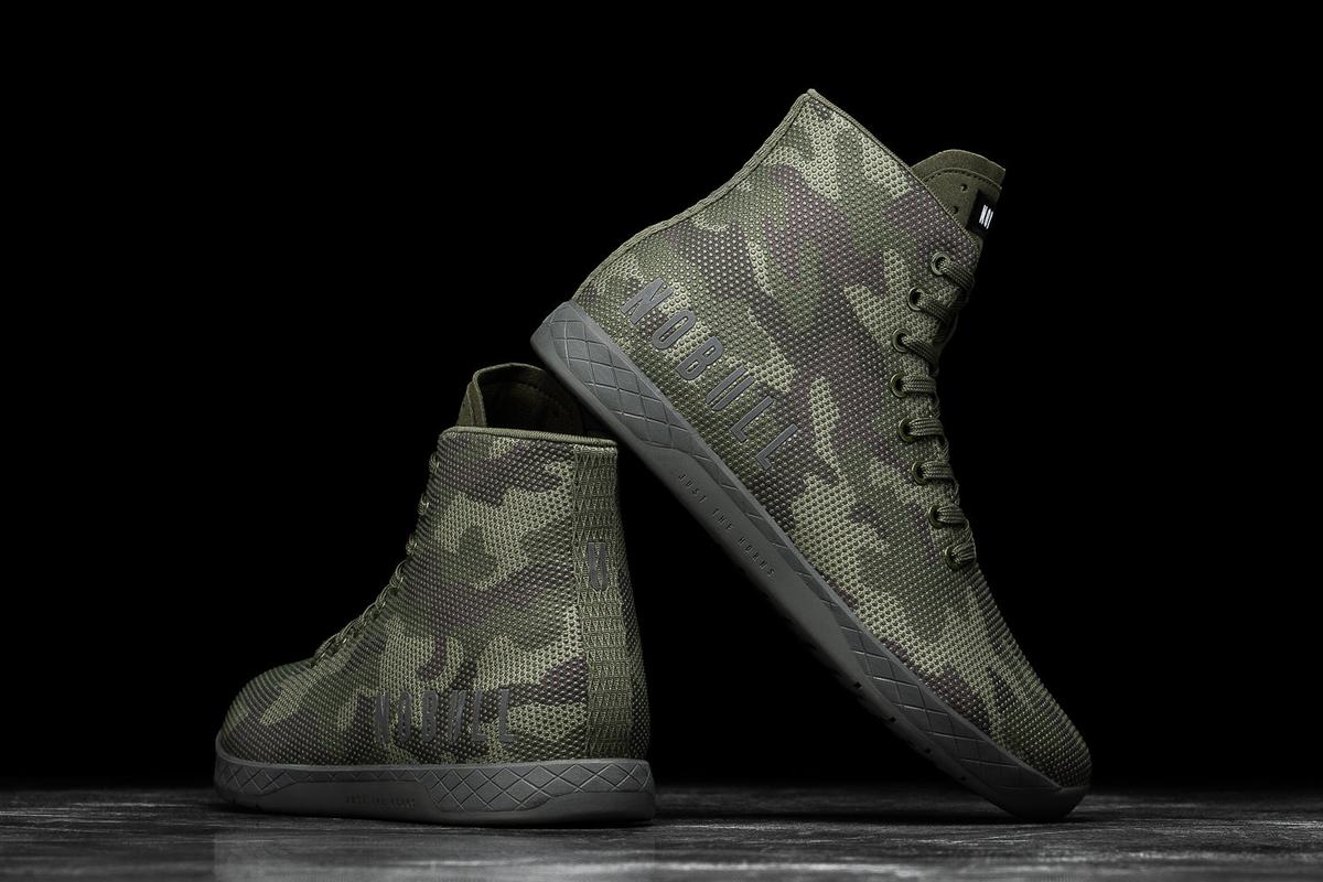 Camo Men's Nobull Superfabric High-Top Trainers | USA864502