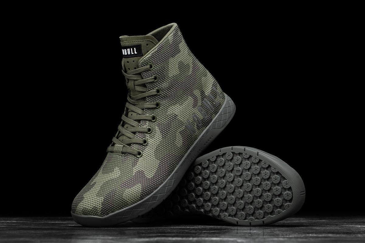 Camo Men's Nobull Superfabric High-Top Trainers | USA864502