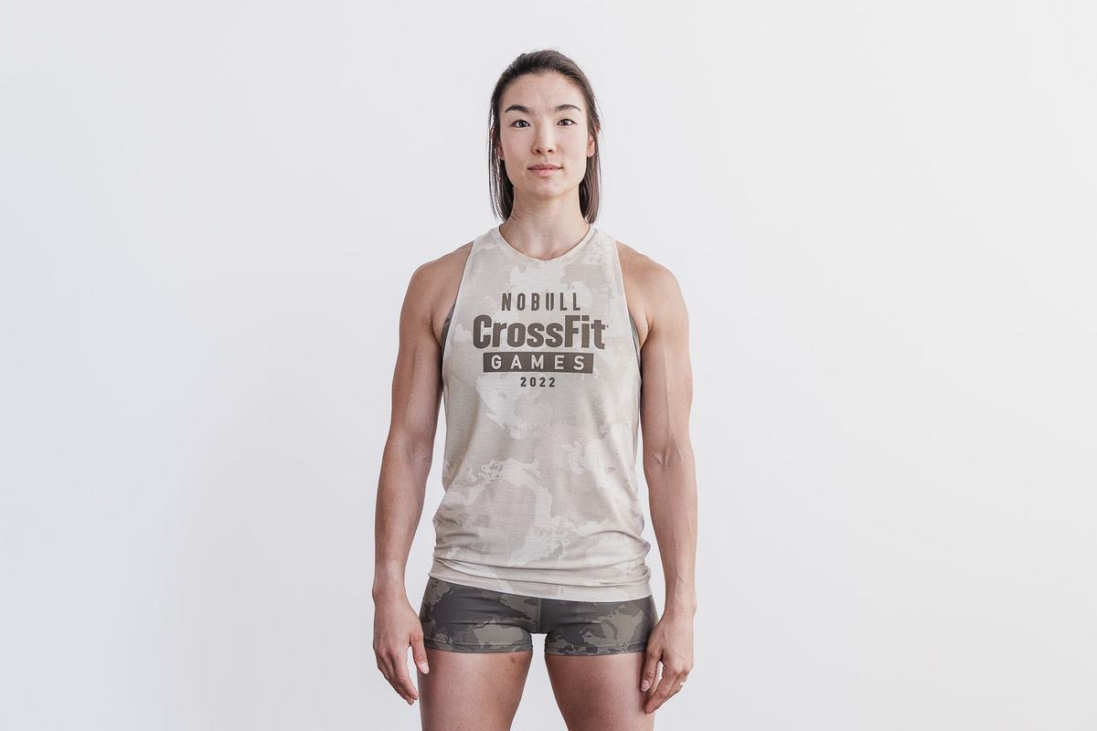 Camo Women\'s Nobull Crossfit Games® 2022 High-Neck Tank Tops | USA364209