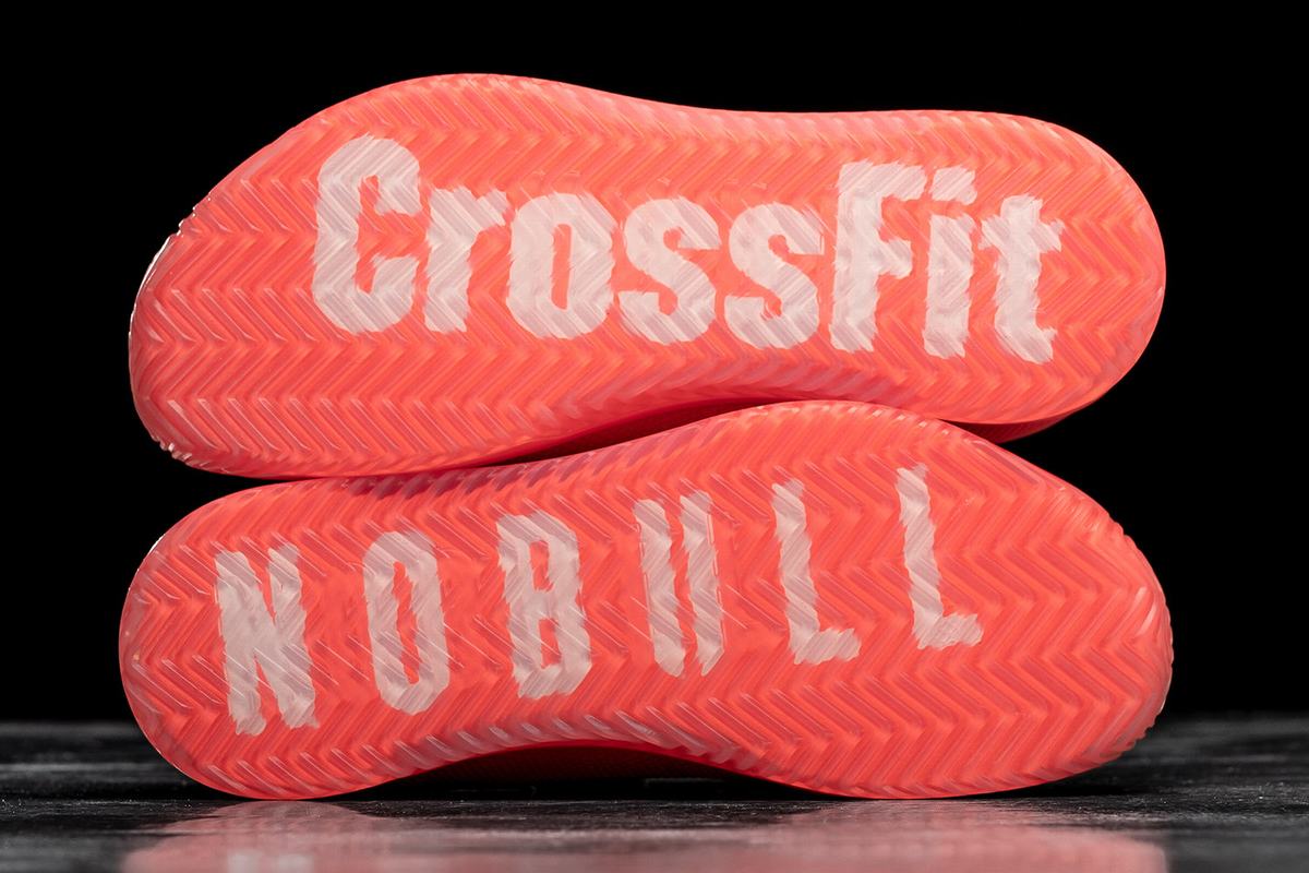 Coral Men's Nobull Superfabric Crossfit® Neon Crossfit Shoes | USA719586