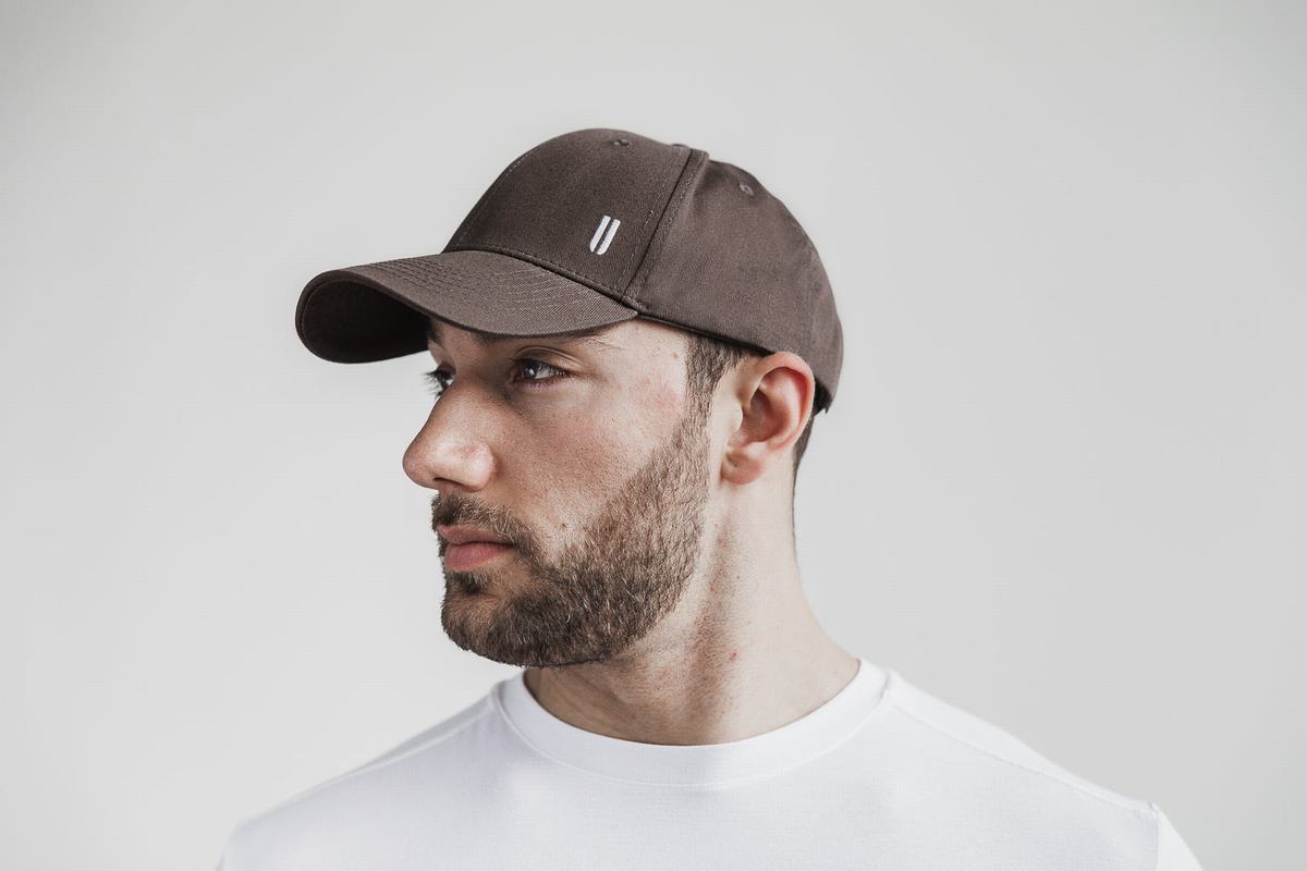 Dark Brown Men's Nobull Horns Classic Hats | USA076392