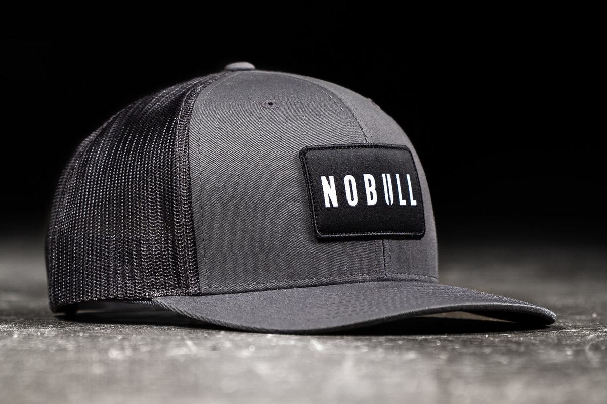 Dark Grey Black Women\'s Nobull Curved-Brim Trucker Hats | USA315087