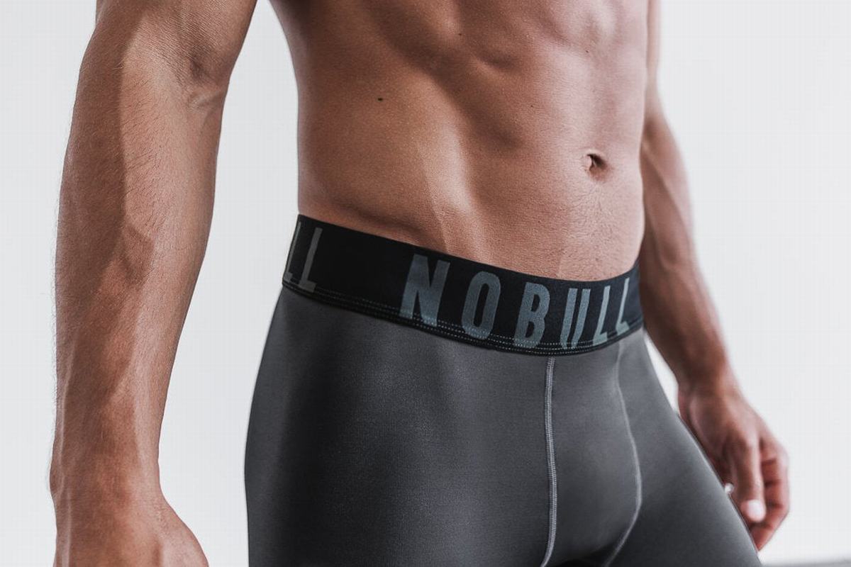 Dark Grey Men's Nobull Compression 9