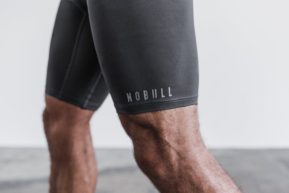 Dark Grey Men's Nobull Compression 9