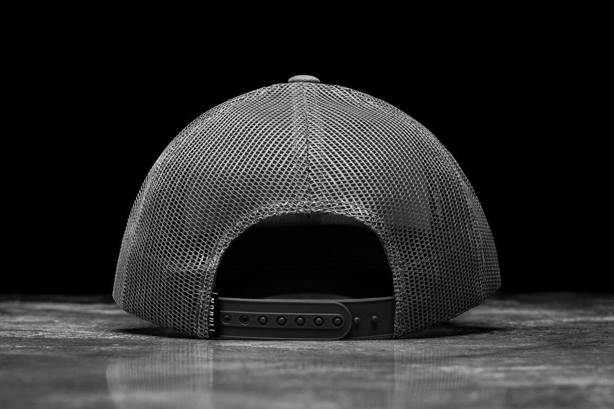 Deep Grey Men's Nobull Curved-Brim Trucker Hats | USA451039