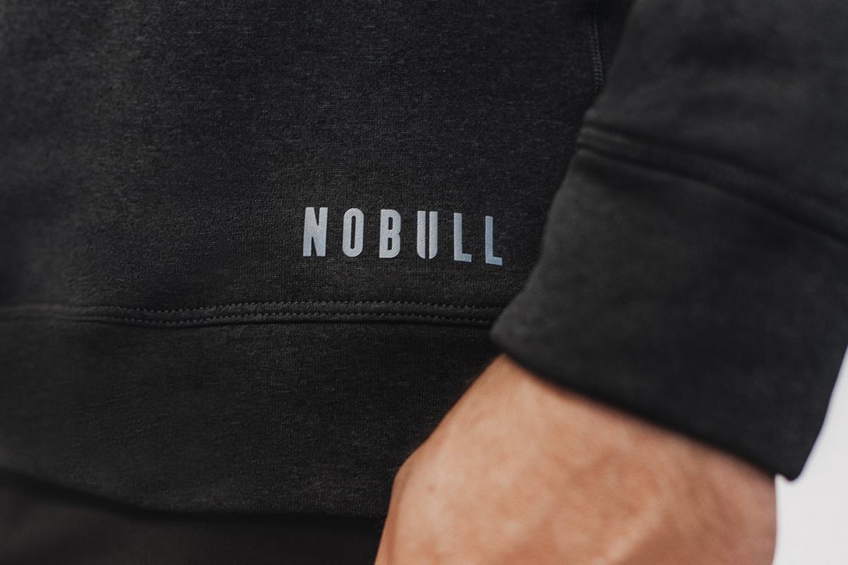 Deep Grey Men's Nobull Performance Crew Sweatshirts | USA428576