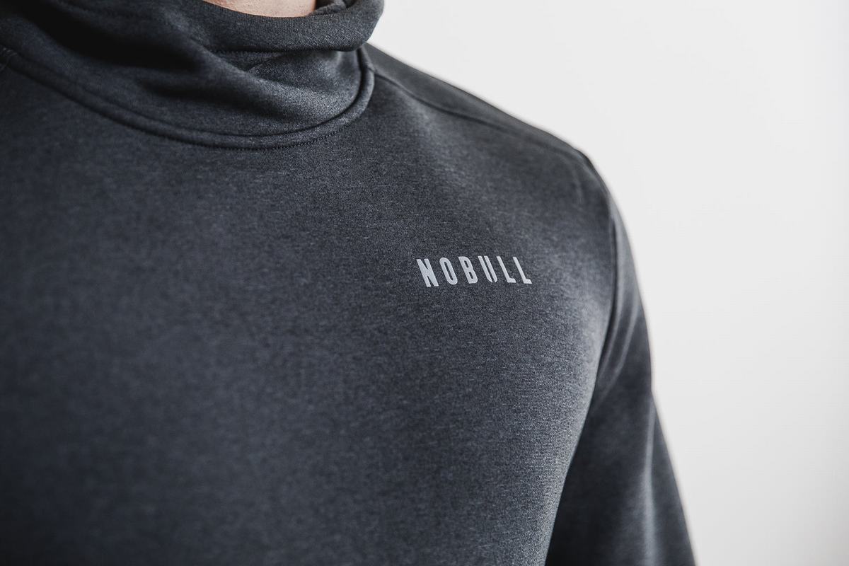 Deep Grey Men's Nobull Performance Hoodie | USA593824