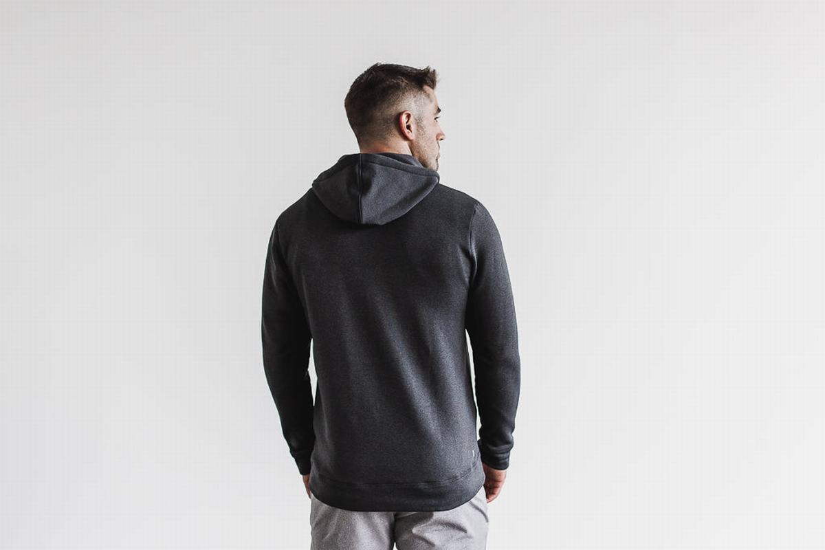 Deep Grey Men's Nobull Performance Zip-up Hoodie | USA325670