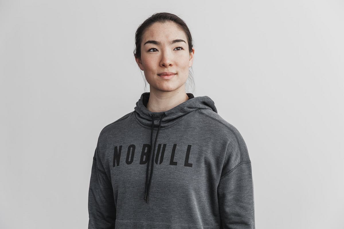 Deep Grey Women's Nobull Hoodie | USA687534