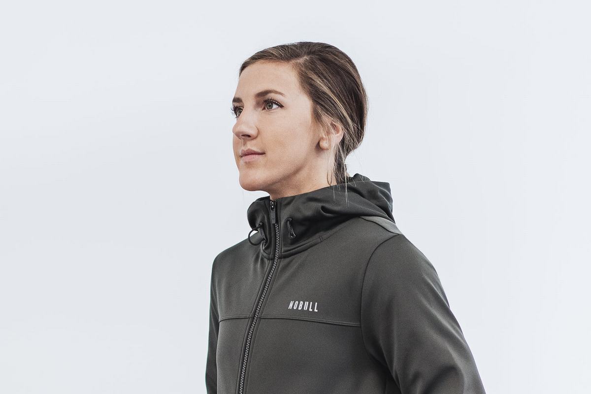 Deep Grey Women's Nobull Softshell Jackets | USA451203