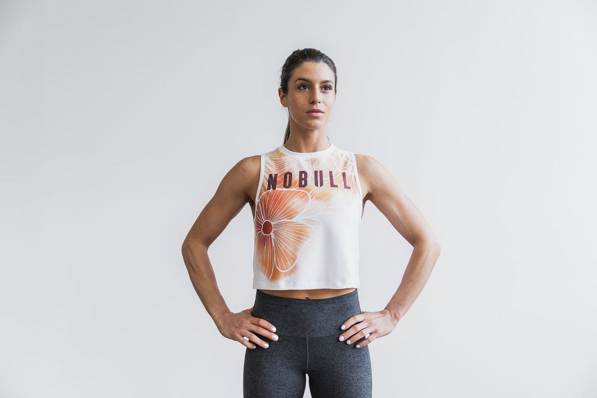 Gold Women\'s Nobull Muscle Tank Tops | USA417368