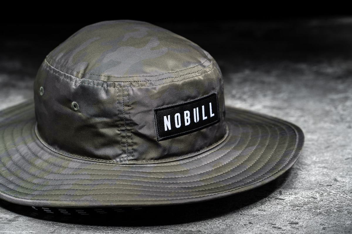 Green Camo Men's Nobull Boonie Hats | USA764028